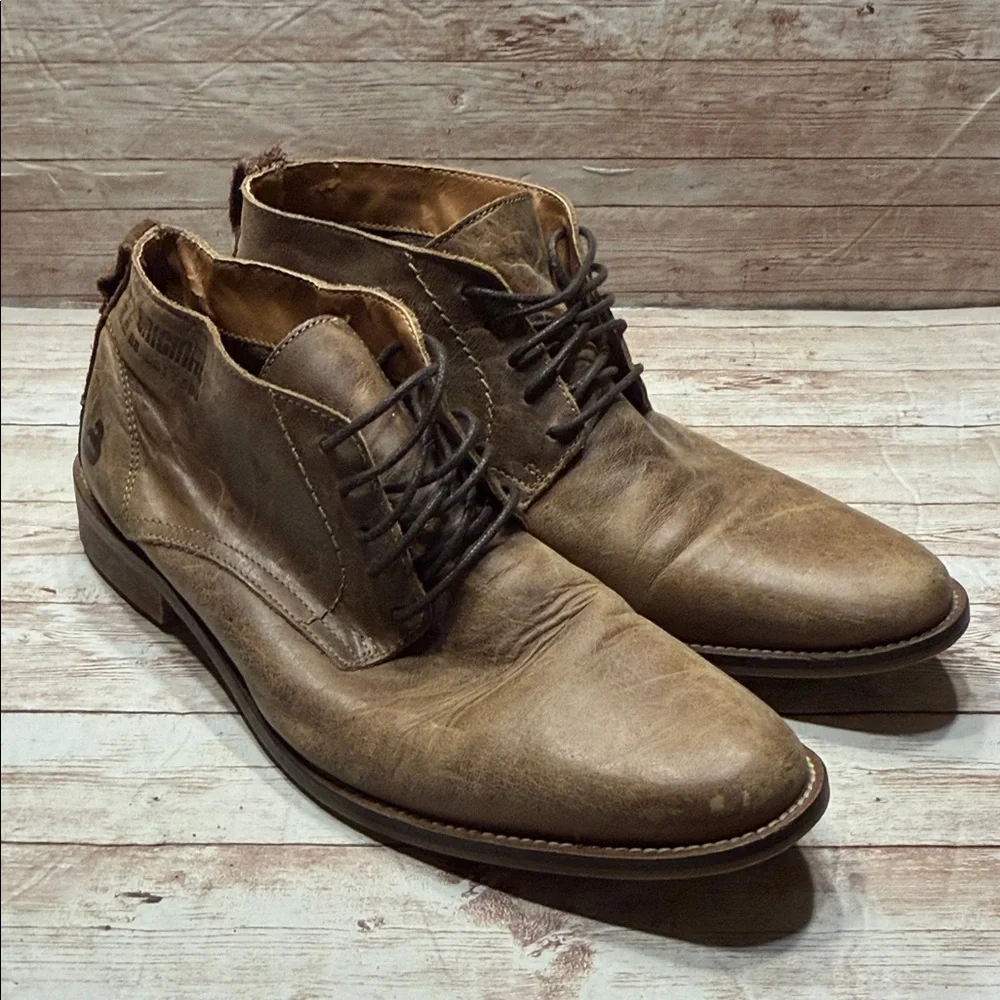 Bull Boxer Art Name Eldon Limited Edition 1 of 500 Men's Tan Chukka Boots